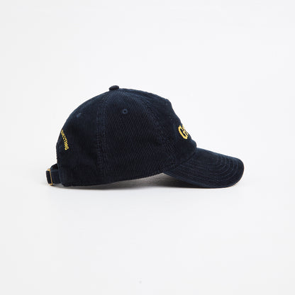 Bruce 5 Panel Cord Cap - Navy